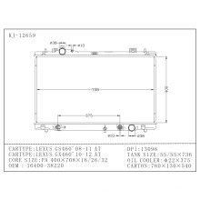 Aluminiumauto-Heizkörper für Toyota Lexus GS460′ 08-11/Lexus Gx460′10-12 at